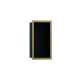 Hansgrohe Xtrastoris Individual Wall Niche Matte Black With Design Frame 12"X 6"X 4" In Brushed Bronze, 56095140