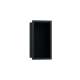 Hansgrohe Xtrastoris Individual Wall Niche Matte Black With Design Frame 12"X 6"X 4" In Brushed Black Chrome, 56095340