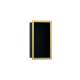 Hansgrohe Xtrastoris Individual Wall Niche Matte Black With Design Frame 12"X 6"X 4" In Polished Gold Optic, 56095990