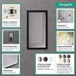 Hansgrohe Xtrastoris Individual Wall Niche Matte White With Design Frame 12