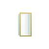 Hansgrohe Xtrastoris Individual Wall Niche Matte White With Design Frame 12"X 6"X 4" In Polished Gold Optic, 56096990