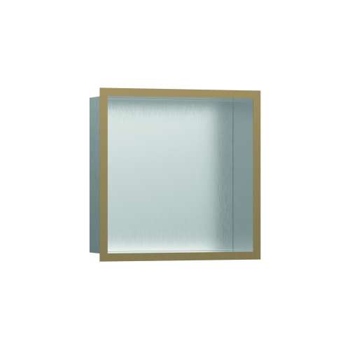 Hansgrohe Xtrastoris Individual Wall Niche Brushed Stainless Steel With Design Frame 12