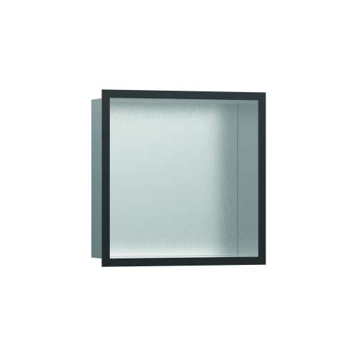 Hansgrohe Xtrastoris Individual Wall Niche Brushed Stainless Steel With Design Frame 12