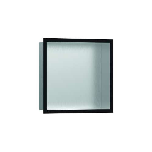 Hansgrohe Xtrastoris Individual Wall Niche Brushed Stainless Steel With Design Frame 12