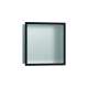 Hansgrohe Xtrastoris Individual Wall Niche Brushed Stainless Steel With Design Frame 12"X 12"X 4" In Matte Black, 56097670