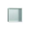 Hansgrohe Xtrastoris Individual Wall Niche Brushed Stainless Steel With Design Frame 12"X 12"X 4" In Matte White, 56097700