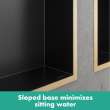 Hansgrohe Xtrastoris Individual Wall Niche Brushed Stainless Steel With Design Frame 12