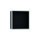 Hansgrohe Xtrastoris Individual Wall Niche Matte Black With Design Frame 12"X 12"X 4" In Matte White, 56098700