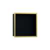 Hansgrohe Xtrastoris Individual Wall Niche Matte Black With Design Frame 12"X 12"X 4" In Polished Gold Optic, 56098990