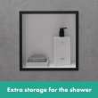 Hansgrohe Xtrastoris Individual Wall Niche Matte White With Design Frame 12