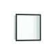 Hansgrohe Xtrastoris Individual Wall Niche Matte White With Design Frame 12"X 12"X 4" In Brushed Black Chrome, 56099340