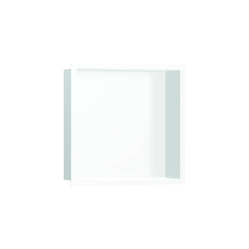 Hansgrohe Xtrastoris Individual Wall Niche Matte White With Design Frame 12