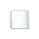 Hansgrohe Xtrastoris Individual Wall Niche Matte White With Design Frame 12"X 12"X 4" In Brushed Stainless Steel, 56099800
