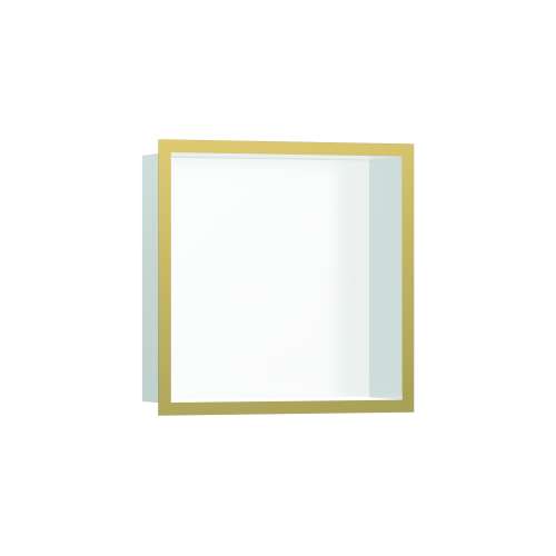 Hansgrohe Xtrastoris Individual Wall Niche Matte White With Design Frame 12