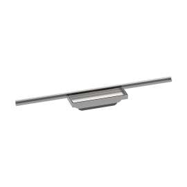 Hansgrohe Raindrain Minimalistic Complete Set 2", 27 5/8" Trim And Installation Set In Brushed Stainless Steel, 56219001