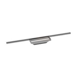 Hansgrohe Raindrain Minimalistic Complete Set 2", 31 1/2" Trim And Installation Set In Brushed Stainless Steel, 56220001