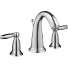 Hansgrohe Swing C Widespread Faucet With Pop-Up Drain, 1.2 Gpm In Chrome, 6117000