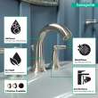 Hansgrohe Swing C Widespread Faucet With Pop-Up Drain, 1.2 Gpm In Brushed Nickel, 6117820