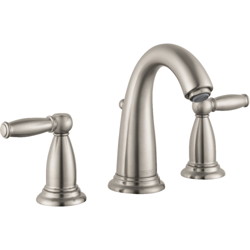 Hansgrohe Swing C Widespread Faucet With Pop-Up Drain, 1.2 Gpm In Brushed Nickel, 6117820