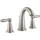 Hansgrohe Swing C Widespread Faucet With Pop-Up Drain, 1.2 Gpm In Brushed Nickel, 6117820
