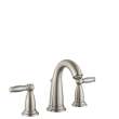 Hansgrohe Swing C Widespread Faucet With Pop-Up Drain, 1.2 Gpm In Brushed Nickel, 6117820