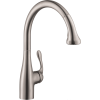 Hansgrohe Allegro E Gourmet Semi-Pro Kitchen Faucet, 2-Spray Pull-Down, 1.75 Gpm In Stainless Steel Optic, 6460860