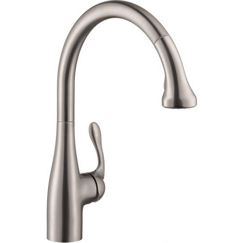 Hansgrohe Allegro E Gourmet Semi-Pro Kitchen Faucet, 2-Spray Pull-Down, 1.75 Gpm In Stainless Steel Optic, 6460860