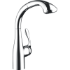 Hansgrohe Allegro E Semiarc Kitchen Faucet, 2-Spray Pull-Out, 1.75 Gpm In Chrome, 6461000