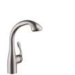 Hansgrohe Allegro E Semiarc Kitchen Faucet, 2-Spray Pull-Out, 1.75 Gpm In Stainless Steel Optic, 6461860