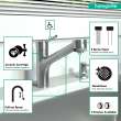 Hansgrohe Talis S Kitchen Faucet, 2-Spray Pull-Out, 1.75 Gpm In Stainless Steel Optic, 6462860