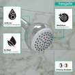 Hansgrohe Croma Showerhead E 75 1-Jet, 1.5 Gpm In Chrome, 6498000