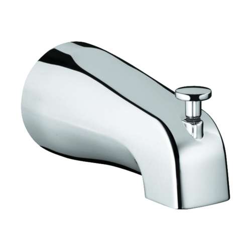 Hansgrohe Commercial Tub Spout With Diverter In Chrome, 6501000