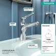 Hansgrohe Focus N Single-Hole Faucet 100 With Pop-Up Drain, 1.0 Gpm In Chrome, 71033001