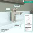 Hansgrohe Logis Single-Hole Faucet 100 With Pop-Up Drain, 1.2 Gpm In Brushed Nickel, 71100821