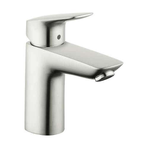 Hansgrohe Logis Single-Hole Faucet 100 With Pop-Up Drain, 1.2 Gpm In Brushed Nickel, 71100821