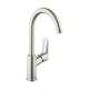 Hansgrohe Logis Single-Hole Faucet 210 With Swivel Spout And Pop-Up Drain, 1.2 Gpm In Brushed Nickel, 71130821