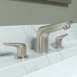 Hansgrohe Focus N Widespread Faucet 100 With Pop-Up Drain, 1.2 Gpm In Brushed Nickel, 71140821