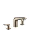 Hansgrohe Focus N Widespread Faucet 100 With Pop-Up Drain, 1.2 Gpm In Brushed Nickel, 71140821