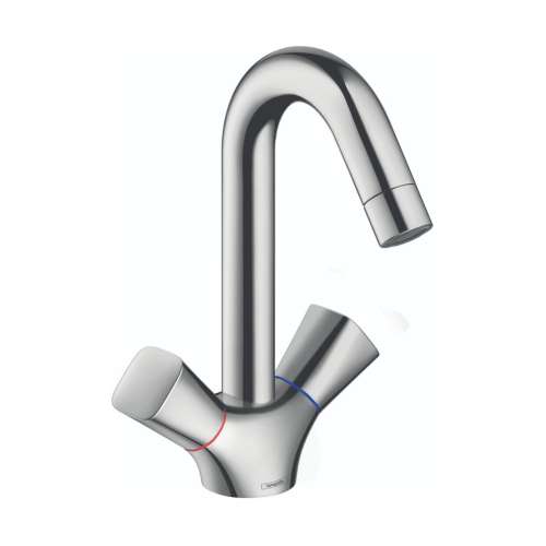 Hansgrohe Logis Single-Hole Faucet 150 With Swivel Spout And Pop-Up Drain, 1.2 Gpm In Chrome, 71222001