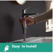 Hansgrohe Logis Fine Single-Hole Faucet 110, 1.2 Gpm In Chrome, 71253001