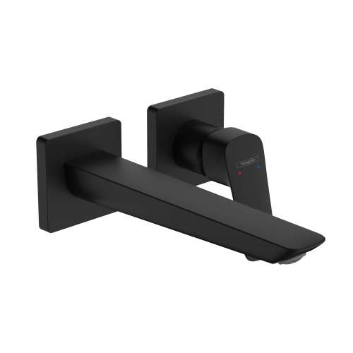 Hansgrohe Logis Fine Wall-Mounted Single-Handle Faucet Trim, 1.2 Gpm In Matte Black, 71256671