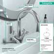 Hansgrohe Logis Classic Single-Hole Faucet 150 With Swivel Spout And Pop-Up Drain, 1.2 Gpm In Chrome, 71270001