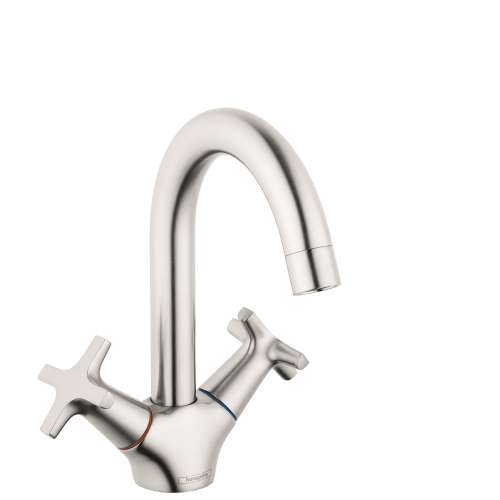 Hansgrohe Logis Classic Single-Hole Faucet 150 With Swivel Spout And Pop-Up Drain, 1.2 Gpm In Brushed Nickel, 71270821