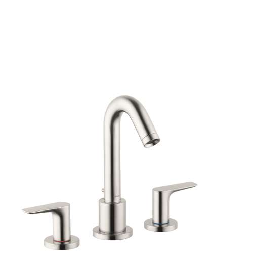 Hansgrohe Logis 3-Hole Roman Tub Set Trim In Brushed Nickel, 71500821