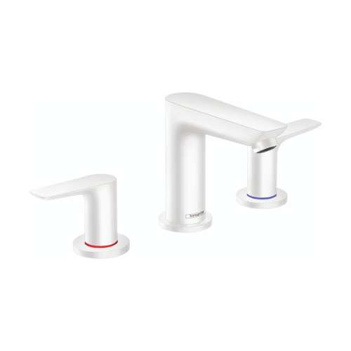 Hansgrohe Talis E Widespread Faucet 150 With Pop-Up Drain, 1.2 Gpm In Matte White, 71733701