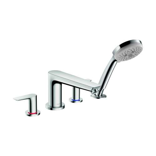 Hansgrohe Talis E 4-Hole Roman Tub Set Trim With 1.8 Gpm Handshower