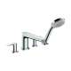 Hansgrohe Talis E 4-Hole Roman Tub Set Trim With 1.8 Gpm Handshower In Chrome, 71744001