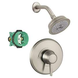 Croma C 100 Showerhead Kit With PBV Trim And Rough-In
