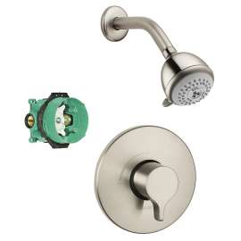 Raindance S 150 1-Jet 2.0 GPM Showerhead Kit With PBV Trim And Rough-In
