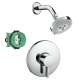 KS04233-27457PC Raindance S 120 Air 3-Jet Showerhead Kit with PBV Trim and Rough-in in Chrome
